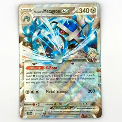 Steven's Metagross Ex 145/182 - Double Rare - Destined Rivals - Pokemon TCG - Image 1