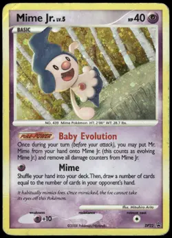 Pokemon Mime Jr. - Promo Diamond and Pearl Promos DP22 HP Holo - Image 1