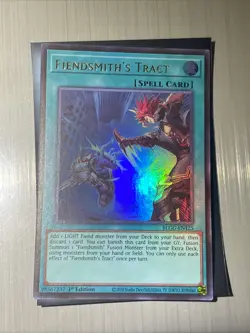Yugioh! BLGG-EN125 FIENDSMITH’S TRACT - ULTRA RARE 1st EDITION NM - Image 1