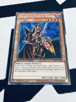 Breaker the Magical Warrior - SBCB-EN008 - Secret Rare - 1st Edition - - Image 1