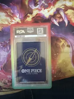 Bandai One Piece CCG Monkey D. Luffy OP05-119 Full Art Foil PSA 10 - Image 2