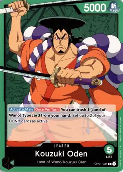 Kouzuki Oden L Romance Dawn OP01-031 One Piece TCG - Image 1