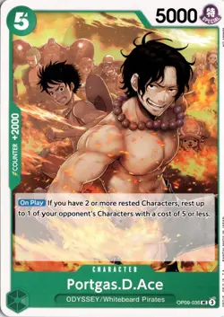 Portgas.D.Ace UC Emperors in the New World OP09-035 One Piece TCG - Image 1