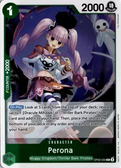 Perona R Emperors in the New World OP09-034 One Piece TCG - Image 1