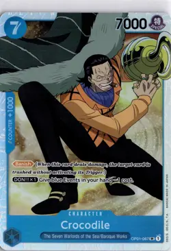Crocodile OP01-067 SR Romance Dawn One Piece Trading Card TCG - Image 3