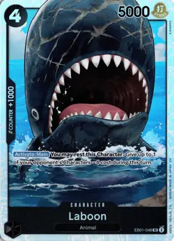 Laboon (048) SR Extra Booster: Memorial Collection EB01-048 One Piece TCG - Image 1
