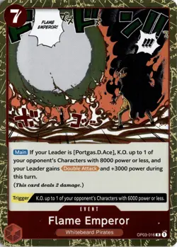 Flame Emperor R Pillars of Strength OP03-016 One Piece TCG - Image 1