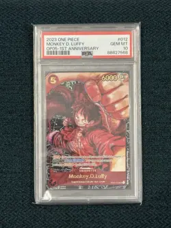 One Piece Awakening of the New Era Monkey D. Luffy Alt Art St 01-012 PSA 10 - Image 1