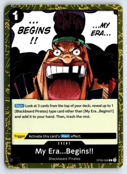 My Era...Begins!! OP09-096 One Piece Emperors in the New World Foil Rare NM - Image 1