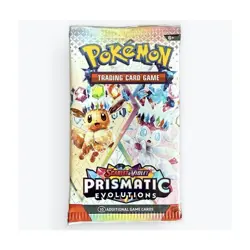 Pokemon TCG Scarlet & Violet Prismatic Evolutions Booster Pack 10 Cards - Image 1