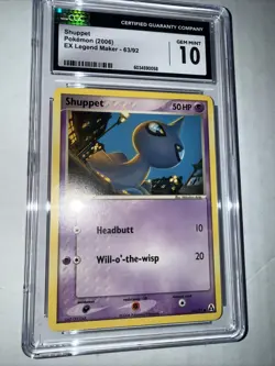 CGC 10 Shuppet ex Legend Maker Pokemon Card 63/92 2006 Non Holo - Image 3