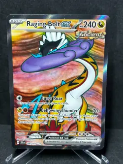 Pokemon Raging Bolt EX Temporal Forces 196/162 Card Near Mint - Image 1