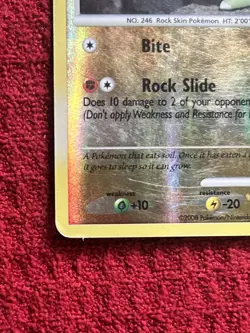 Larvitar 63/100 Pokemon Card Stormfront REVERSE HOLO Common English Card - Image 5