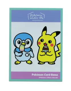 Piplup & Pikachu Lazy Life Individual Card Sleeve Pokemon Center Japan Original - Image 1