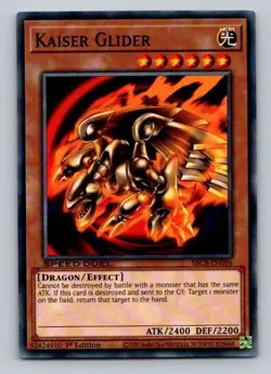 2020 Yugioh Kaiser Glider SBCB-EN096 1st Edition Common - Image 1