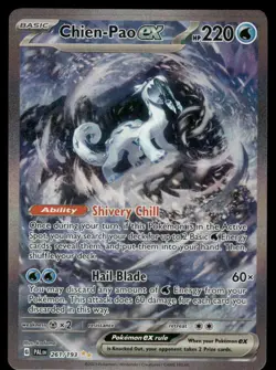 Pokemon Cards Chien-Pao ex 261/193 Paldea Evolved Special Illustration Rare NM - Image 1