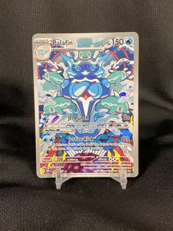 Pokemon TCG Palafin 200/197 2023 Obsidian Flames Illustration Rare Card NM - Image 1