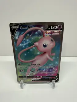Mew V 250/264 Fusion Strike Holo Ultra Rare English Pokemon Card - Image 1