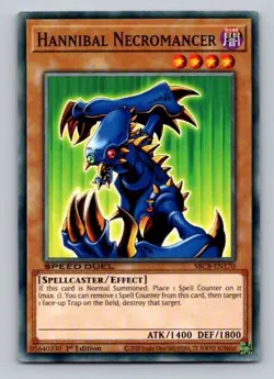 2020 Yugioh Hannibal Necromancer SBCB-EN170 1st Edition Common - Image 1