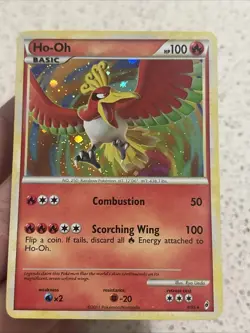 Pokemon Card Ho-Oh 9/95 Call of Legends Holo Mid Era 2011 Foil TCG - Image 1