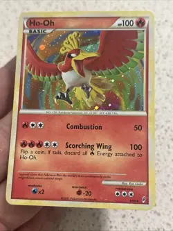 Pokemon Card Ho-Oh 9/95 Call of Legends Holo Mid Era 2011 Foil TCG - Image 2