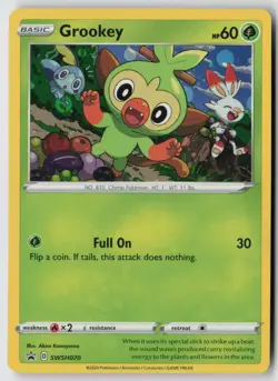 Grookey - SWSH070 - SWSH: Sword & Shield Promo Cards Holo - PTCG - LP - Image 1