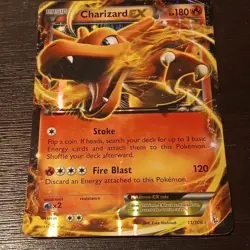 JUMBO Oversized Charizard EX Promo Card 11/106 Flashfire 2014 Pokemon - Image 1