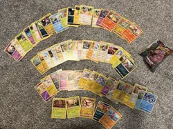 Pokemon TCG Sun & Moon Unified Minds 62 Card Lot Uxie Hoopa Holo Reverse - Image 1