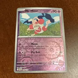 Mr. Mime 058/159 Journey Together Reverse Holo Pokemon TCG Card - Image 1