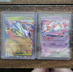 Pokemon TCG Mega Latias EX GG20/GG70 & Latias GX SM87 Full Art Holo 2-Card - Image 1
