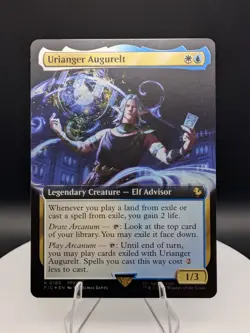 Urianger Augurelt Extended Art 0189 FOIL: Final Fantasy MTG: Commander (NM) - Image 1