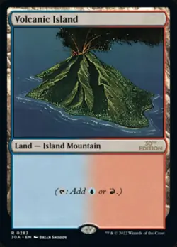 Volcanic Island - Modern Frame NM, English MTG 30th Anniversary Edition - Image 1