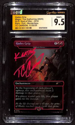 CGC MINT+ 9.5 Signed T.C. Carson Hades Grip - Sulfuric Vortex (2210) (SLD) - Image 1