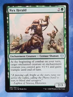 Nyx Herald Magic MTG Theros Beyond Death NM - Image 1