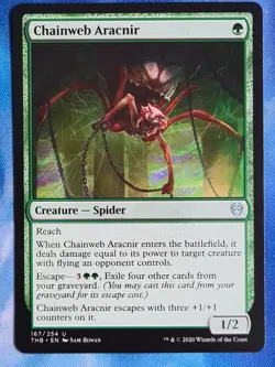 Chainweb Aracnir Magic MTG Theros Beyond Death NM - Image 1