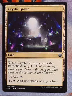 Crystal Grotto MTG Dominaria United NM - Image 1
