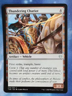 Thundering Chariot Magic MTG Theros Beyond Death NM - Image 1