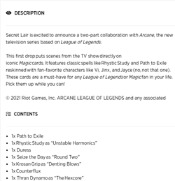 🔥Secret Lair x Arcane Foil | MTG | Secret Lair | SLD | Inner pack | - Image 2