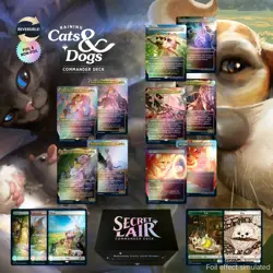 🔥Raining Cats and Dogs Foil | MTG | Secret Lair | SLD | Sealed pack | - Image 1