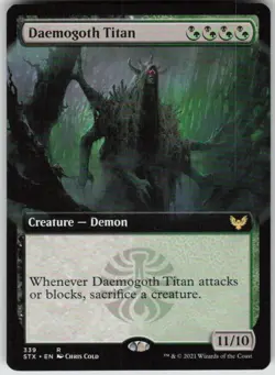 Daemogoth Titan (Extended Art) R Strixhaven: School of Mages 339 LP - Image 1