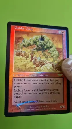 MTG FOIL Goblin Goon, Legions. Moderately Played. Pre Modern, Commander - Image 2