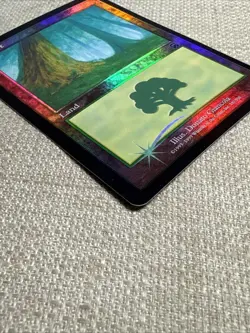 Forest - FOIL - 347 Mercadian Masques - Magic the Gathering MTG LP - Image 2