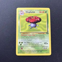 Vileplume 31/64 | Base Set Jungle | Non Holo Pokemon Card LP - Image 1