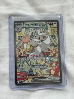 Cinccino Ex SIR 119/086 Chaos Rising Pokemon Card Fresh Pull English - Image 1