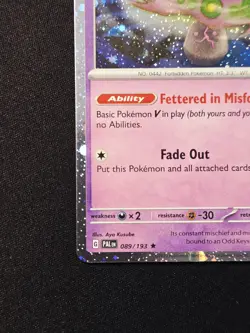 Spiritomb 089/193 Cosmos Holo Rare Pokemon Play! Prize Pack Series 4 TCG - Image 5