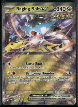 Pokemon - Raging Bolt ex 145 Black Star Promo Scarlet & Violet NM - Image 1
