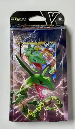 Pokemon TCG: Rayquaza V Battle Deck 2021 Legendary Dragon Types - Image 1