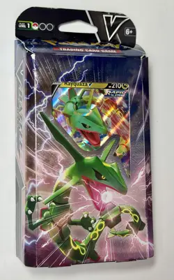 Pokemon TCG: Rayquaza V Battle Deck 2021 Legendary Dragon Types - Image 2