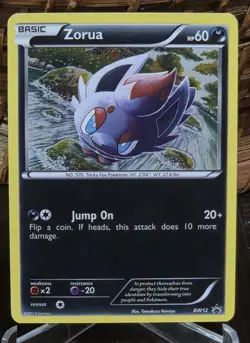 2011 Pokemon BW Black Star Promos Zorua #BW12 - MP+ - Image 1