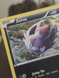 2011 Pokemon BW Black Star Promos Zorua #BW12 - MP+ - Image 3